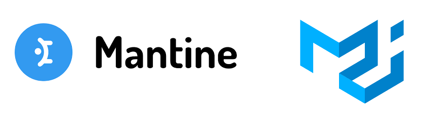 Mantine and Material UI logos, two React component libraries