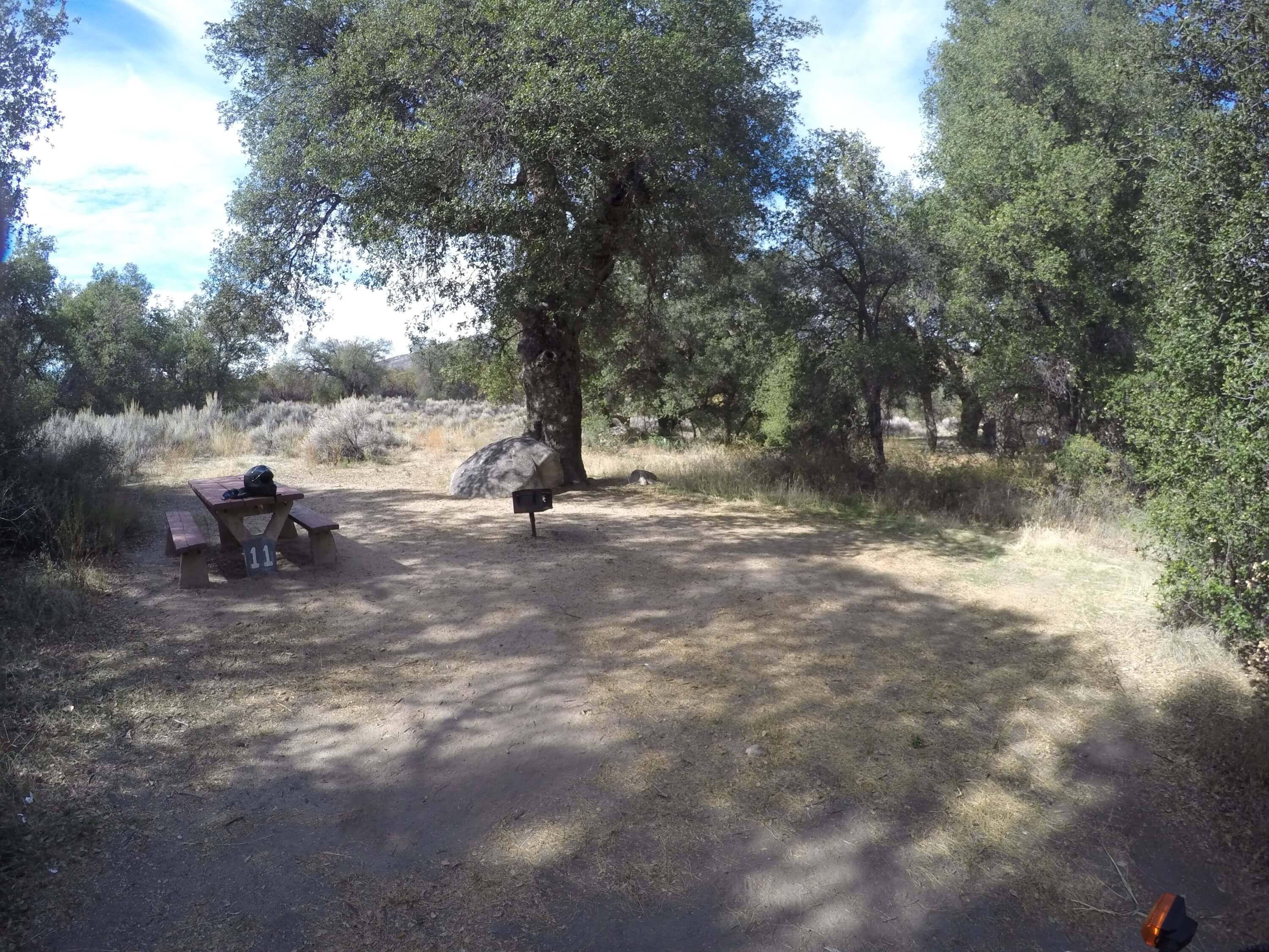 A view of the Indian Flats campground near Warner Springs California