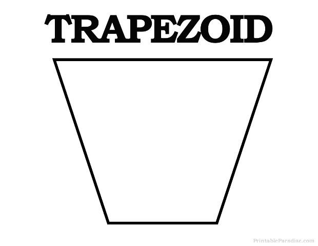 Upside down trapezoid